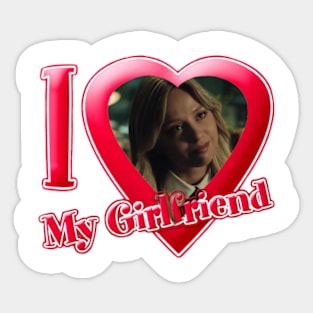 I Heart My Girlfriend - Stephanie Brown Sticker